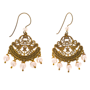 Exclusive author's work "Velsky wedding crown, XIX century" with earrings